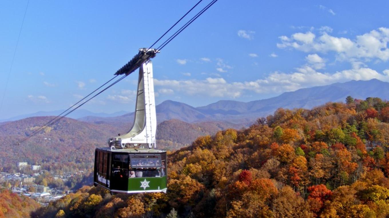 Skiing slopes at Ober Gatlinburg